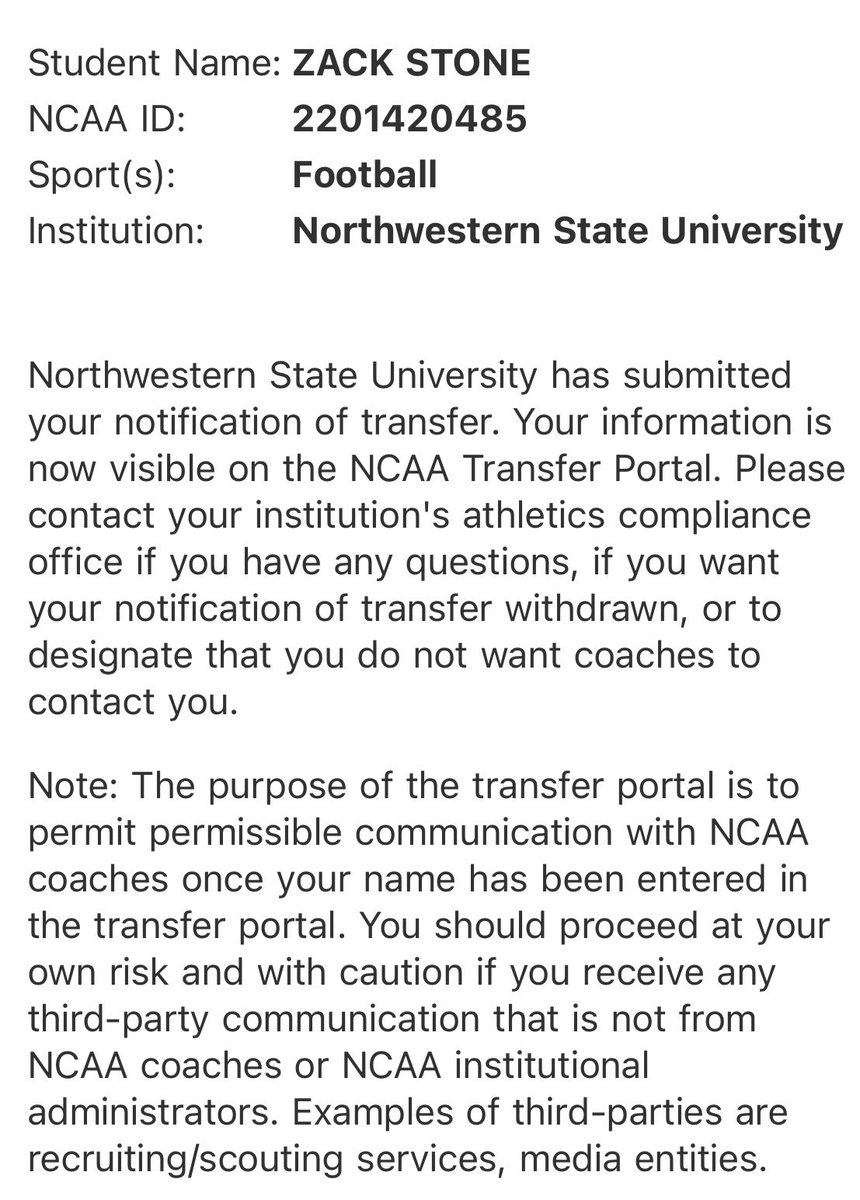 zackRstone's tweet image. I have officially entered the transfer portal with 2 years of eligibility remaining 

6’3 185 left foot punter (pocket and rollout style) holder for left&amp;amp;right foot kickers

Where’s home?
