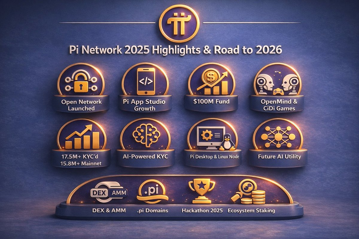 Flexl0y's tweet photo. 🚀 Pi Network: 2026 Highlights & Road to 2027

2026 is about building real utility.
From Mainnet growth to apps, merchants, and stronger infrastructure — Pi is moving from mining to real use.

🔑 Focus in 2026:
• Utility over hype
• Apps & ecosystem growth
• Merchant adoption
• Secure Mainnet migration

🛣 Road to 2027:
• More real-world use cases
• Stronger decentralization
• Scalable ecosystem
• A mature, usable digital economy

Utility is the key 🔑.
Those who stay active today are shaping tomorrow.

#PiNetwork #Pi2026 #RoadTo2027 #UtilityFirst #Web3 #CryptoCommunity @PiNewsZone @PiCoreTeam @PiyushNaik46777