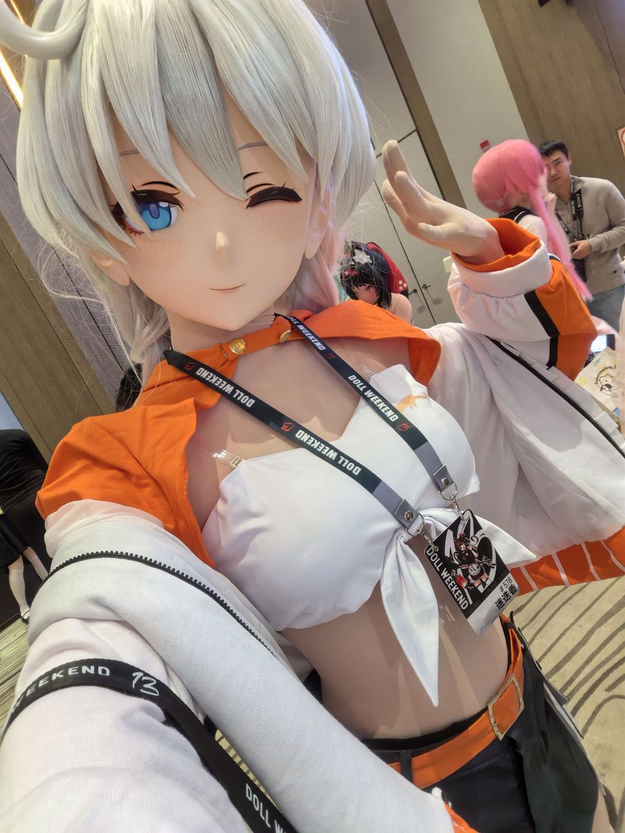 NEKO_Rosmontis's tweet photo. Day2 结算！
📷:@Bafang_Kiroa 

#DW13 
#dollweekend 
#kigurumi 
#着ぐるみ 
#KianaKaslana 
#LatexCosplay https://t.co/x8Rk1nC3Wx