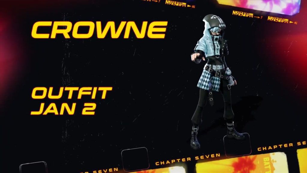 FortniteFNLK's tweet image. FORTNITE ITEM SHOP RELEASE DATES!

- Defender D7X-R Car Body: January 2 
- Crowne Skin: January 2
- Kitsune Sidekick: January 3
- Lionel Messi Skin: January 5 
- HappyHappyGal Locker Bundle: January
- Meow Wagon Car Body: January
- Fashion Elite Skully Skin: January
- Kill Bill…