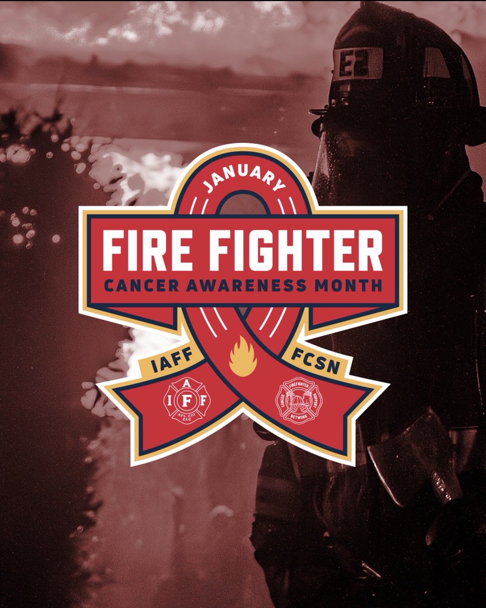 January is Fire Fighter Cancer Awareness Month.  
Cancer is the leading cause of line-of-duty deaths, with fire fighters in the United States and Canada developing job-related cancers at a rate higher than ever.  
We all know someone diagnosed with occupational cancer.