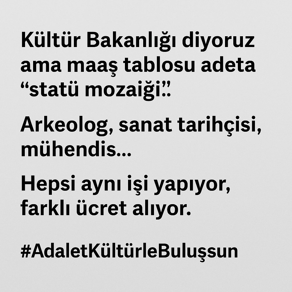 sasmaz52403's tweet photo. #KulturelMirasUzmaninaAdalet #KulturelMirasUzmani
@ali_sahin_esen @libertas1743889 @Burhanz99962466 
@pemthesilia @yementuran @SibelEroglu17 @ozgulcnklc 
@UykalZuhal @vpozdemir @ergundarilmaz @26Tafa26 
@BilgihanOz @derintarih90 @Sultanefe8520 
@MuharrirAdnan @avsar2704 @sukran_tosunn @deryavcusar @fikriye_omer
 @arkeologlpmbe @seezgnnn @sinanocak5 @2133Hamit @serpilArk2
@idem541091 @Mr_Orman @Pinartunc13P @mutigulser @GuvenHuly63456
@mustafakstp @IlknurDuman @Aye4922644117301 @stselim111305 @Kocmehmet4423
@Melekzelal72