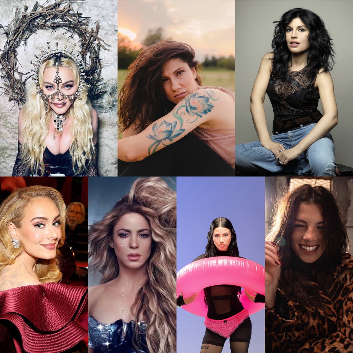 Artiste col maggior numero di singoli alla #1 nella classifica settimanale singoli in era FIMI (1997 - 2026):

#1 <a href="/Madonna/">Madonna</a>: 11
#2 <a href="/elisatoffoli/">Elisa</a>, <a href="/giusyferreri/">Giusy Ferreri</a>, <a href="/Adele/">Adele</a>, <a href="/shakira/">Shakira</a>, <a href="/annuzza03/">anna</a>, <a href="/MarroneEmma/">Emma Marrone</a>: 5