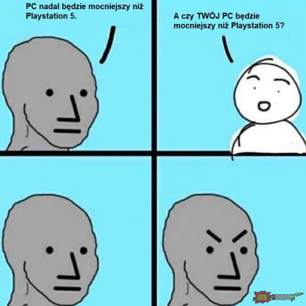 miczem's tweet photo. Trzeba było PS5 Pro w bardzo dobrej cenie i kosmicznych cen na rynku części do komputerów, żebym się pogodził z PlayStation. https://t.co/kkSI2GdJ7j