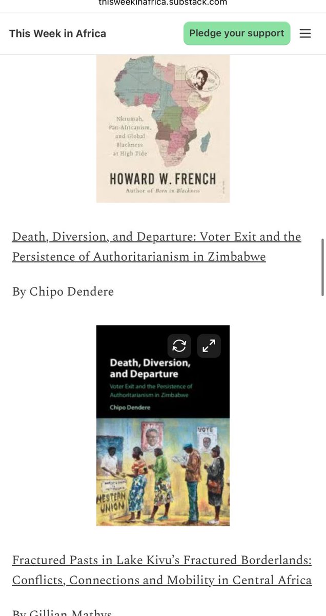 This week in Africa has released their 18 MUST-read books from 2025!

Our baby, Death, Diversion, and Departure is on the LIST!

Check out the complete list of must-read books :) Your girl is right next to Howard French!

Thank you <a href="/JWPaller/">Jeffrey Paller</a> for the shout out :)