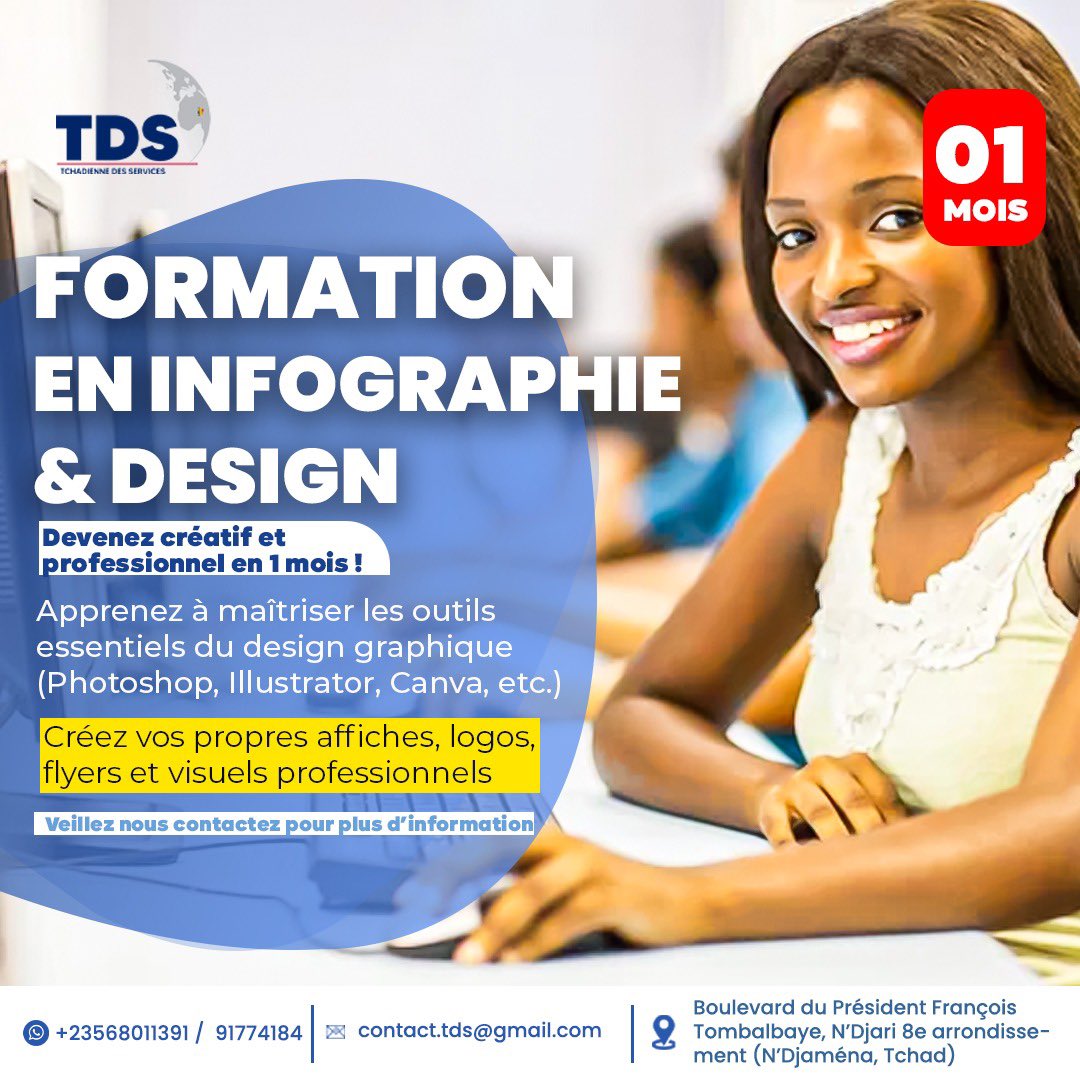 tds_officiel's tweet image. En 2026, devenez créatif et professionnel en 1 mois grâce à notre formation pratique en vidéo mobile. 🎬
Tournage, montage et publication avec votre smartphone.
👉 Inscription : bit.ly/formationtourn…
📍 N’Djari, près de l’Université HEC 📞 68 01 13 91 / 98821265
#VidéoMobile