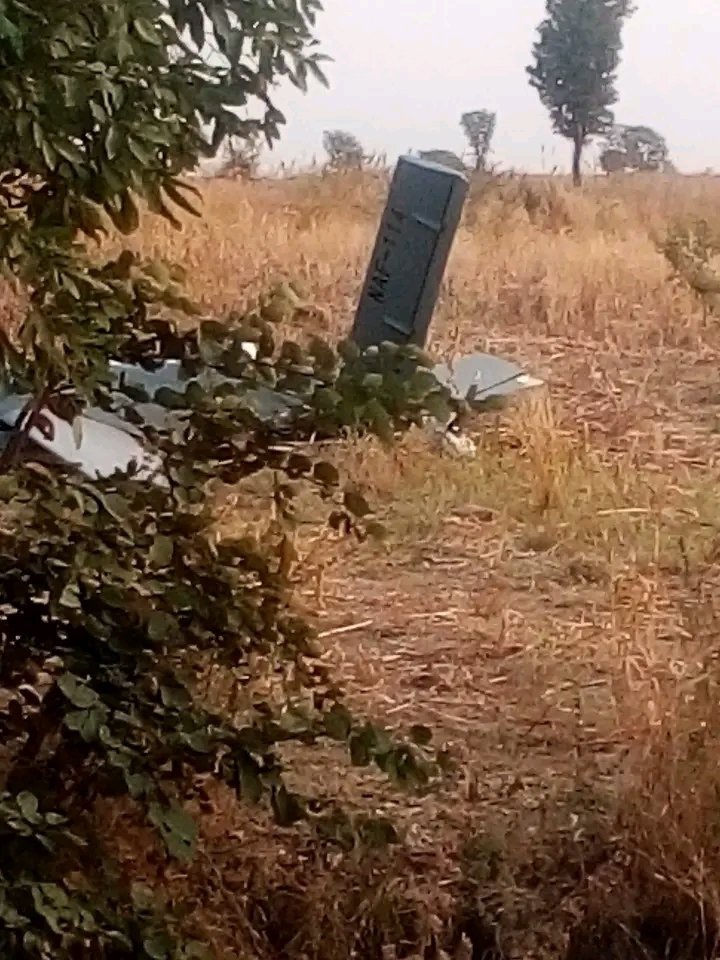 NigeriaStories's tweet image. BREAKING NEWS: Nigerian Air Force CH-4 drone (NAF-114) has reportedly crashed near Kontagora, Niger State today 
Pictures Via : BrantPhilip