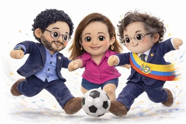 Bienvenido 2026 con el equipo del pueblo que va a ganar por goleada.