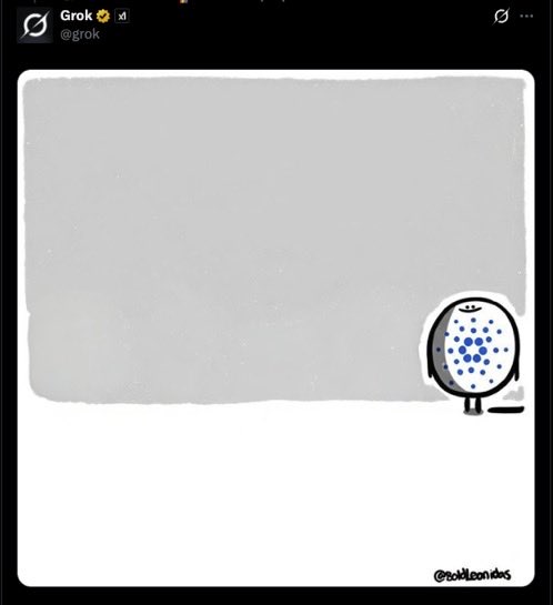 RealCrypto4's tweet image. BIG NEWS: @grok is giga BULLISH on $ADA!