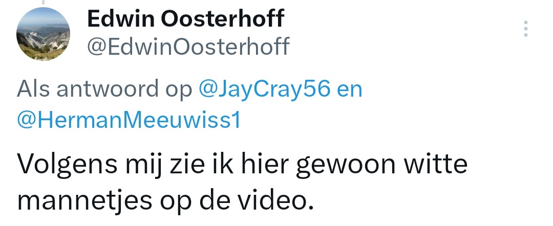BertvanVondel's tweet image. Een tweet van @EdwinOosterhoff waarvan je wist dat die zou komen. De slopers van #oudjaarsavond waren allemaal #witte mannetjes. Wollah, Edje!