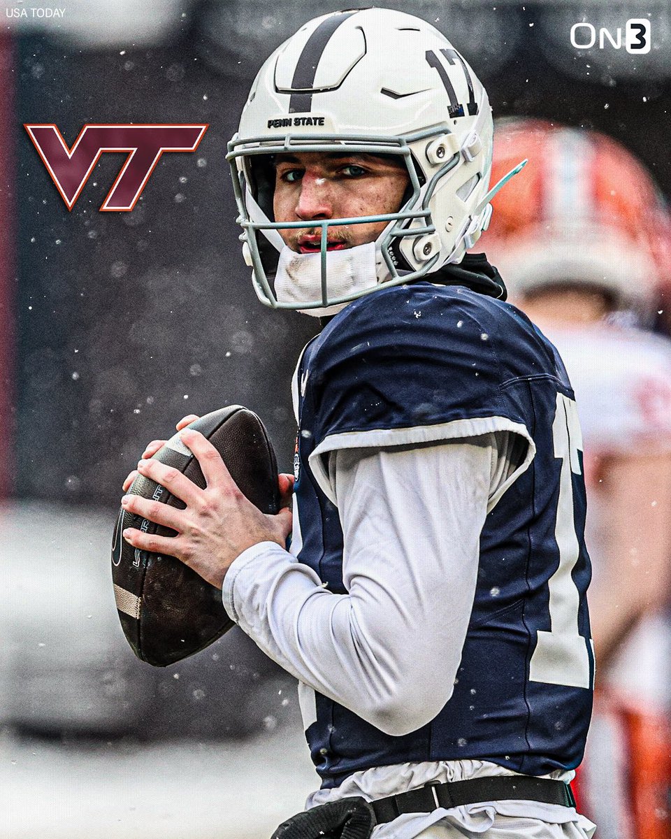 TransferPortal's tweet photo. NEW: Virginia Tech is the school to watch for Penn State transfer QB Ethan Grunkemeyer, @PeteNakos reports. 

Read: https://t.co/BwNRgepGne https://t.co/TjQCFR2deS