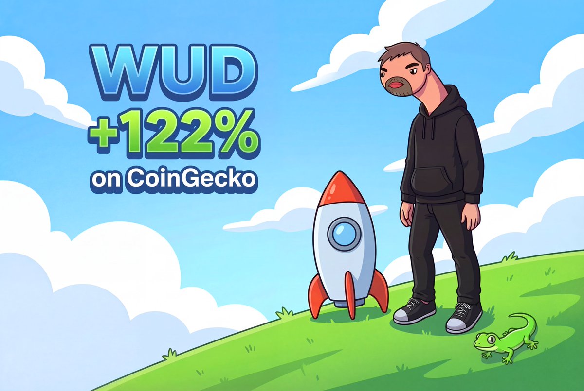 Gavun $WUD is $DOT on steroids 🚀

🟢 +122.9% in 7d on <a href="/coingecko/">CoinGecko</a>