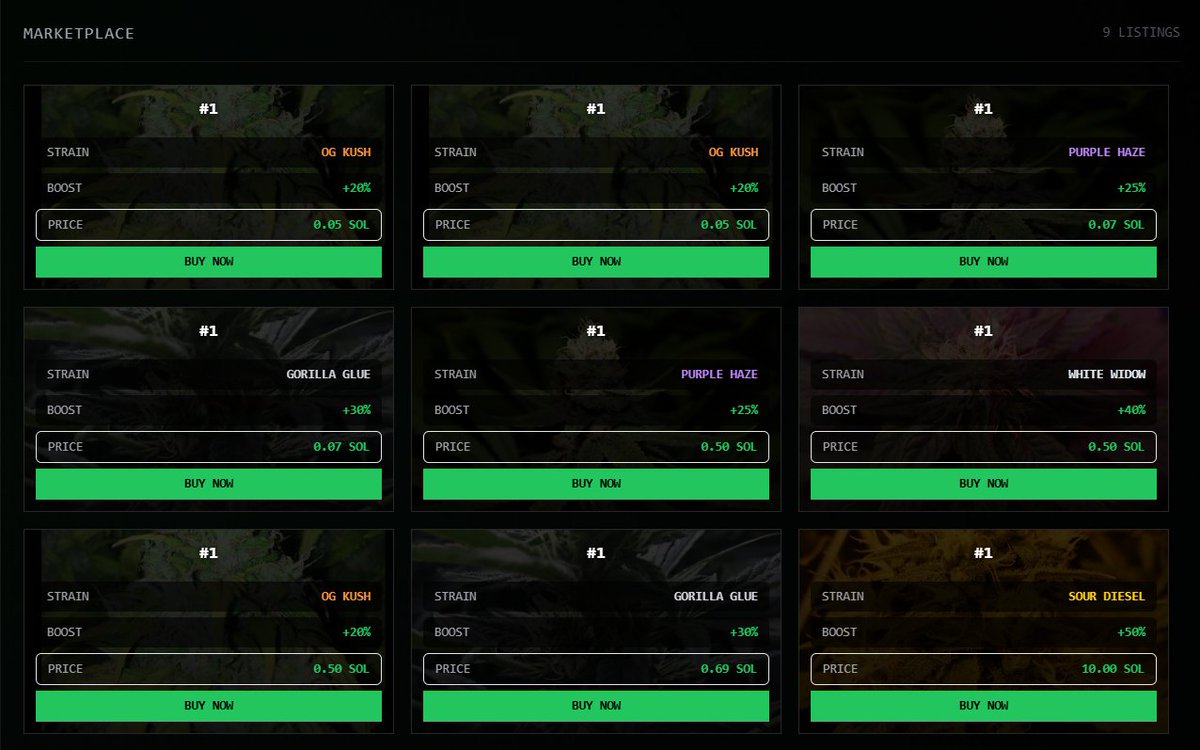 marketplace coming along nicely, farmers be farming