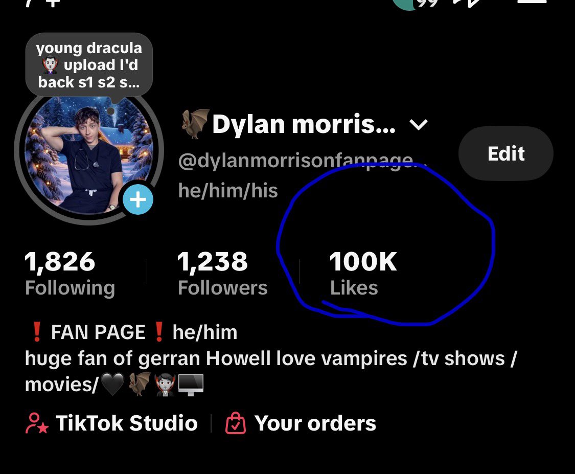 Dylan99328185's tweet image. Got 100K on tiktok thanks to my friends and followers and new followers means lot 😊❤️