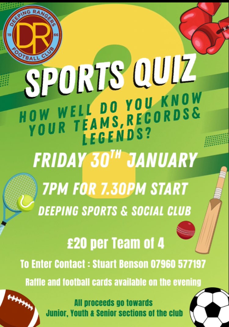 Deeping Rangers FC tweet media