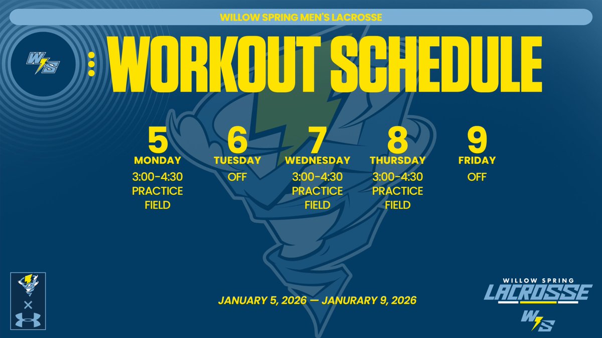 Willow Spring Men's Lacrosse tweet media