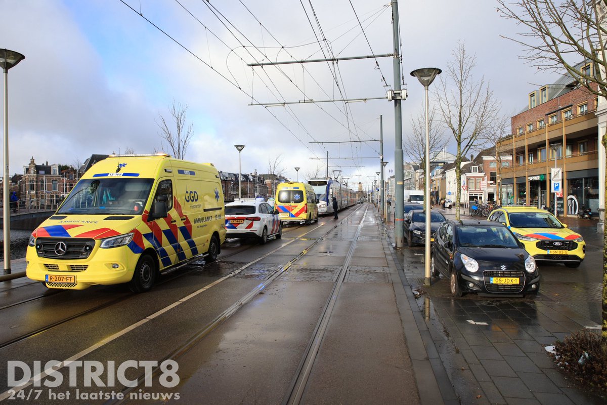 Fietser overleden na ongeval met tram in Delft