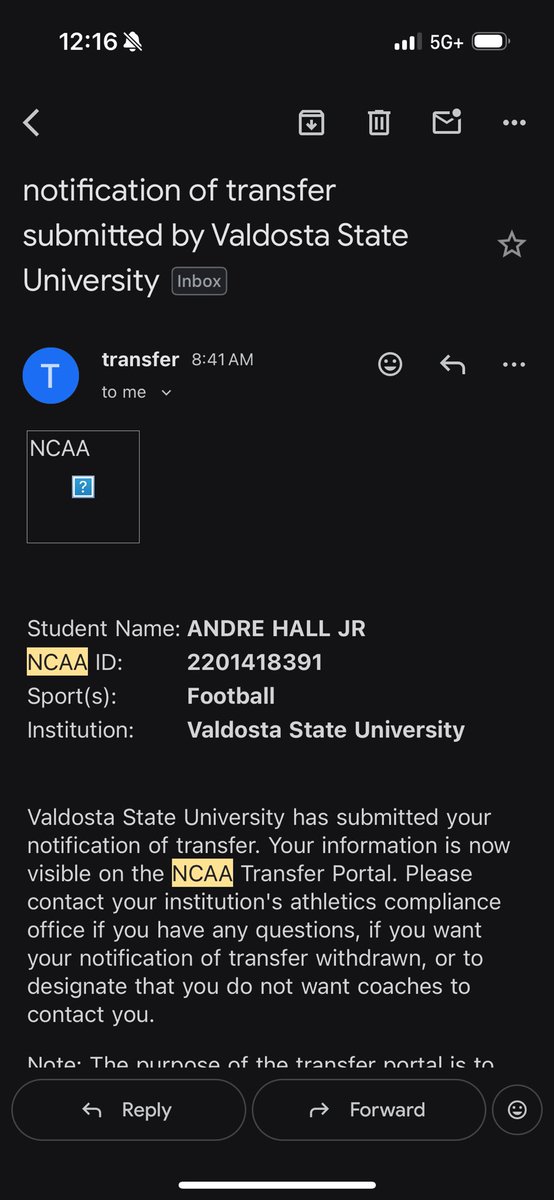 aj_hall23's tweet image. Transfer WR / Returner🚨🚨
5’11 175 
74 total receptions 
975 rec yds
3TD’s
1842 All-purpose yds
Looking for an opportunity ‼️‼️