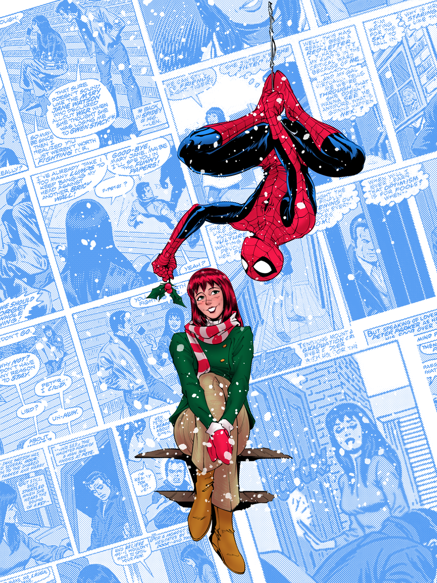 haru_ch1's tweet image. Under the Mistletoe

Comm piece from 2025