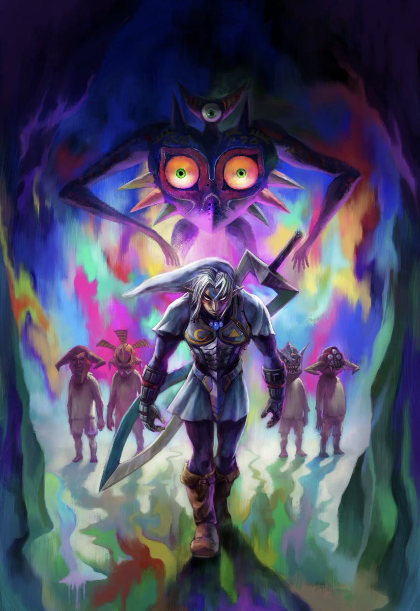 Genki_JPN's tweet photo. Nintendo Today posted Fierce Deity Link art from The Legend of Zelda Majora’s Mask! 🔥 https://t.co/iE12ztNo89