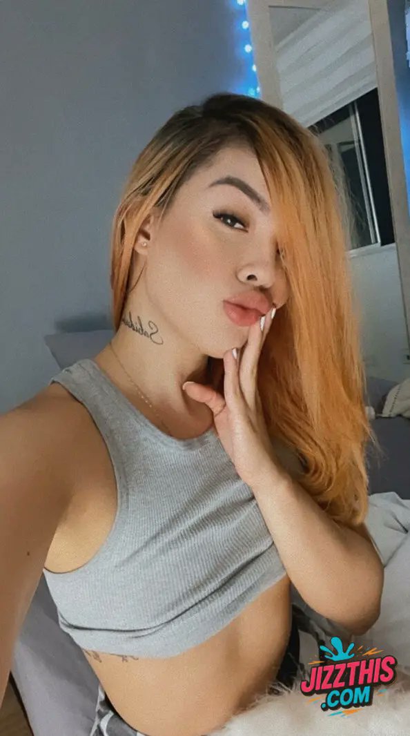 jizzthiscom's tweet image. SheylaJ with orange hair and that tattoo just made the whole room glow