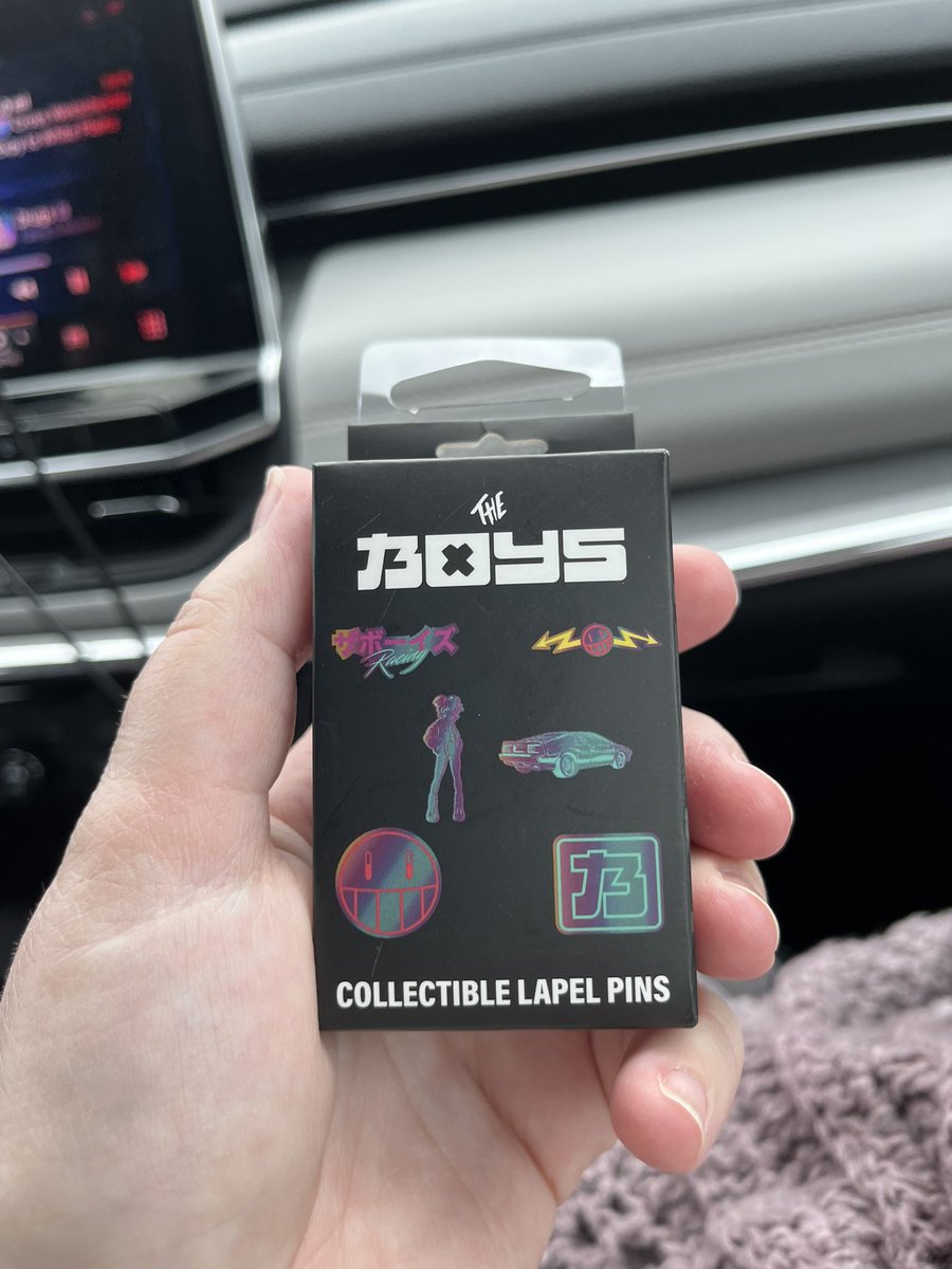 Just so happened to stumble into a Spencer’s and found <a href="/yeptheboys/">The Boys</a> section. Got myself another set of pins. 💚