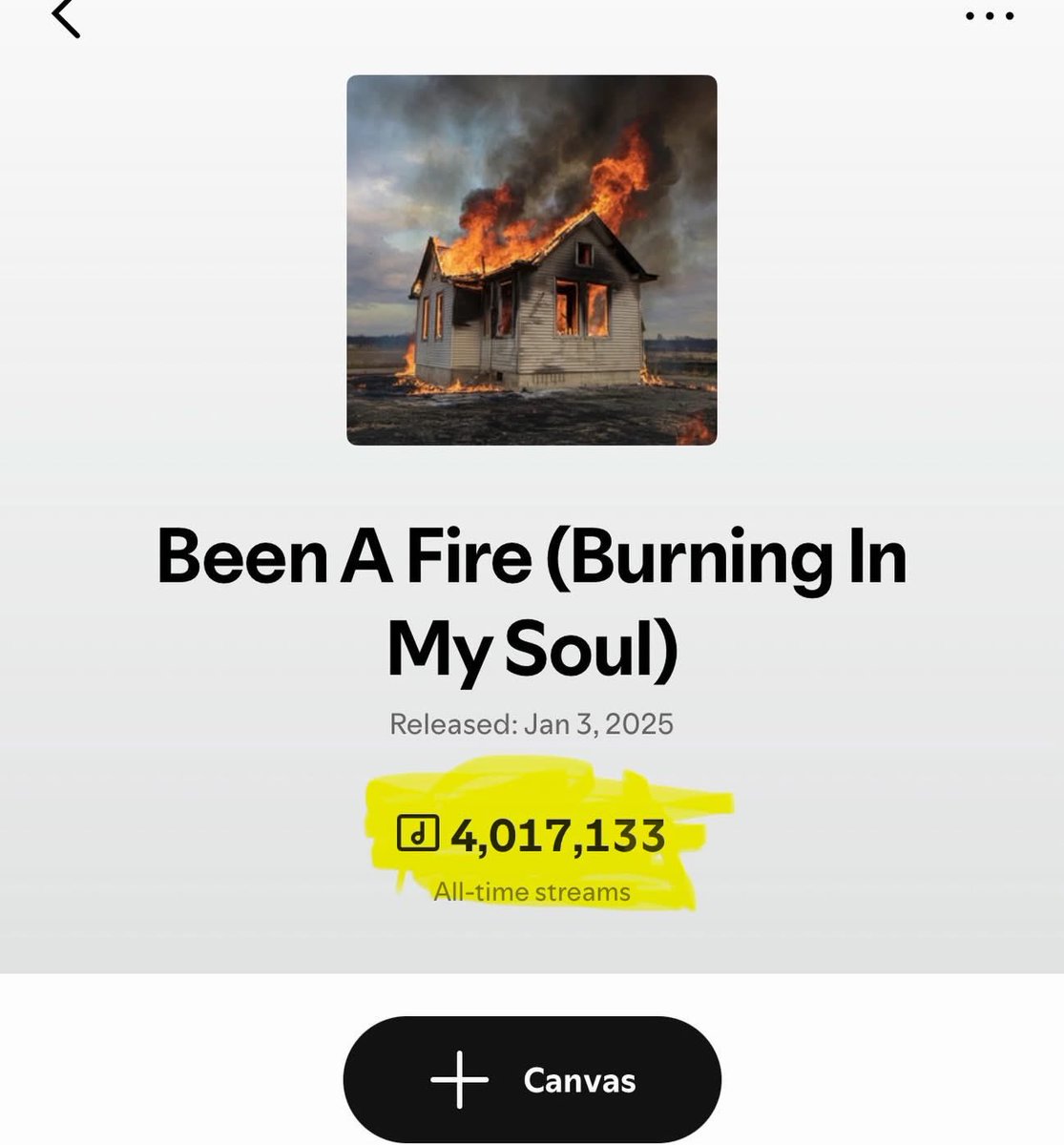 HiRezTheRapper's tweet photo. 4M streams on Spotify 🤯 https://t.co/sQ3ogtERxl
