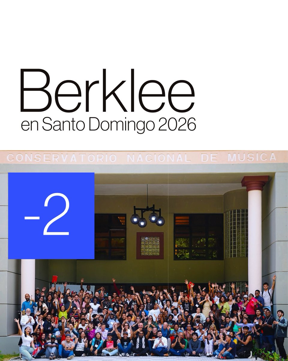 El acceso a formación artística de calidad genera nuevas posibilidades. Berklee en Santo Domingo inicia en dos días, fortaleciendo el crecimiento educativo de jóvenes músicos. 🎵
#BerkleeEnSantoDomingo