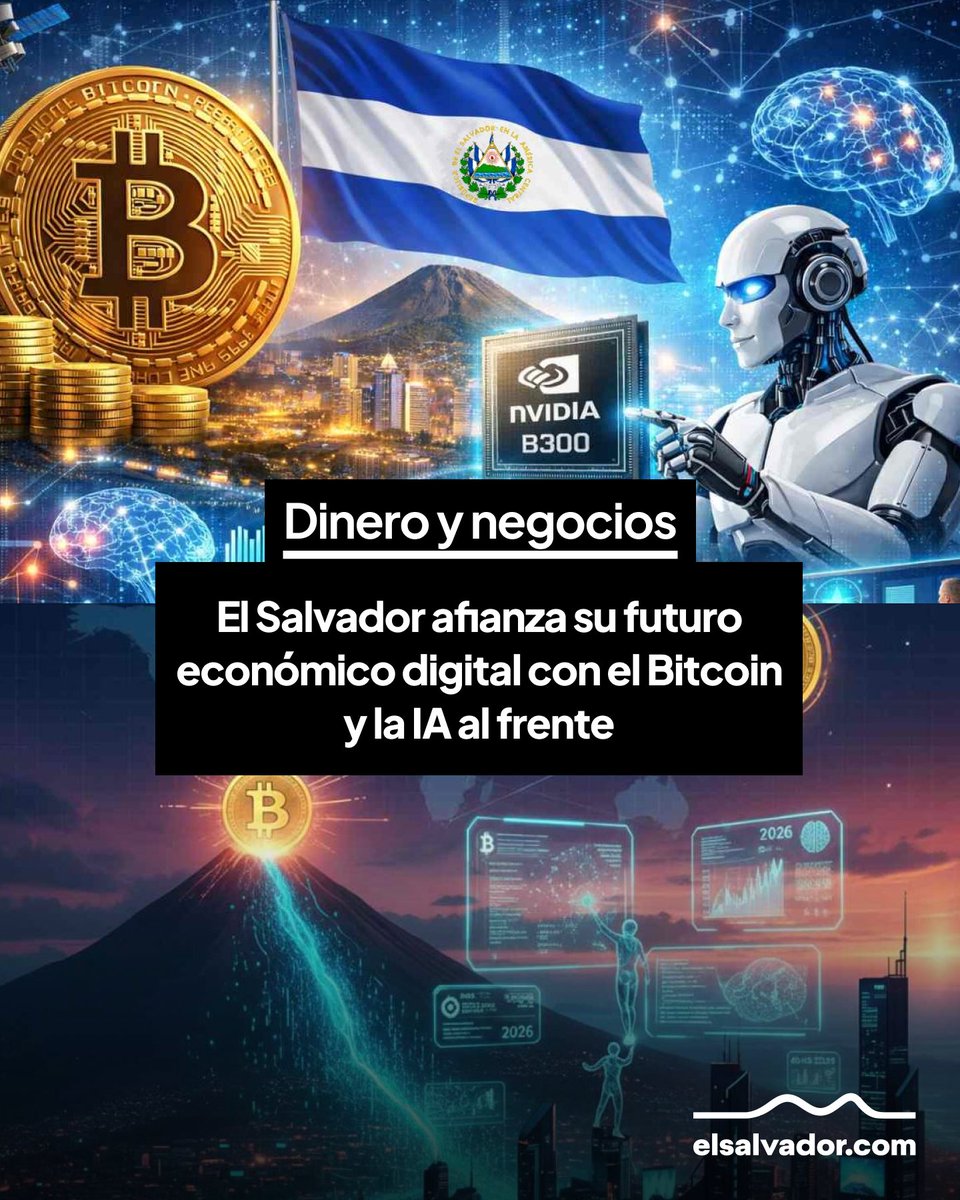 DineroYNegocios | El país refuerza su visión digital al acumular Bitcoin,  legislar sobre IA, adquirir chips NVIDIA y lanzar alianzas educativas para  impulsar su economía tecnológica. Más detalles 👉 https://t.co/l05DZjwq0B