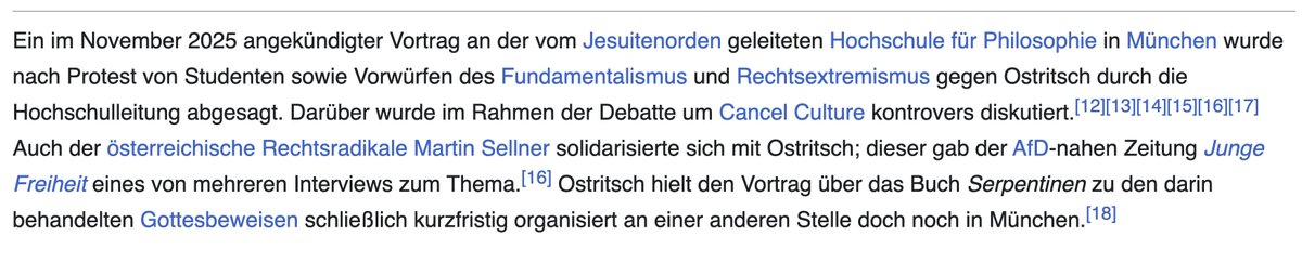 Daß #Wikipedia nur sehr bedingt als verläßliche und objektive Quelle taugt, dürfte sich inzwischen herumgesprochen haben. Wie Wikipedia als ideologisches Machtmittel und Rufmordinstrument funktioniert, erfahre ich gerade am eigenen Beispiel. Seit gestern hat Nutzer Agathenon