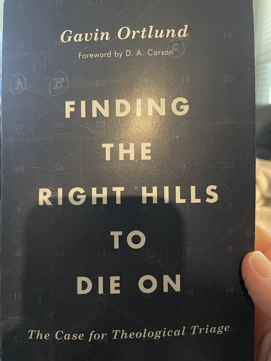 MaplesTony's tweet image. Diving into this by ⁦@gavinortlund⁩. There will always be differences of opinion on theological issues in the church but not everything is worth breaking fellowship over. It’s important to know the difference.