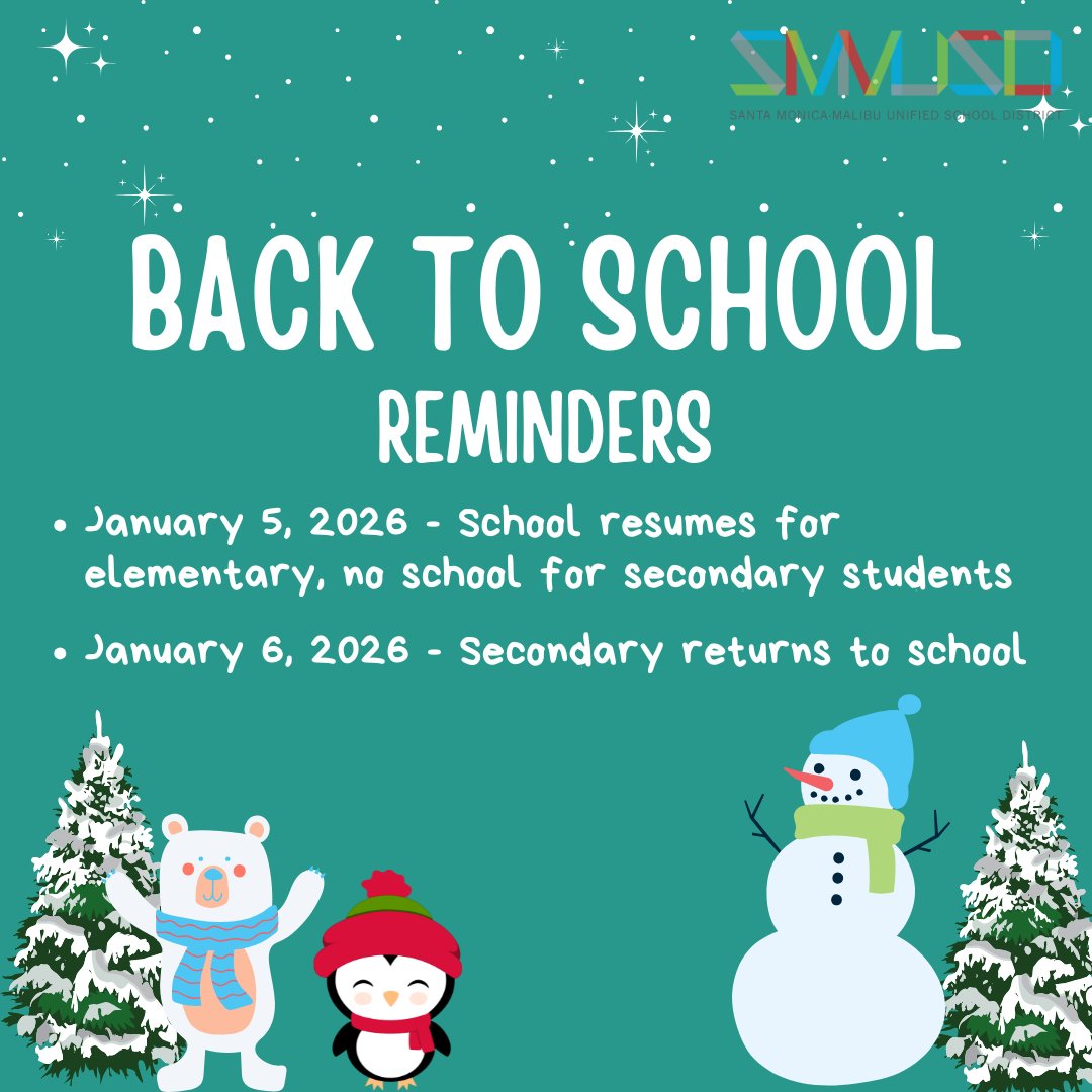 SMMUSD - OFFICIAL tweet media