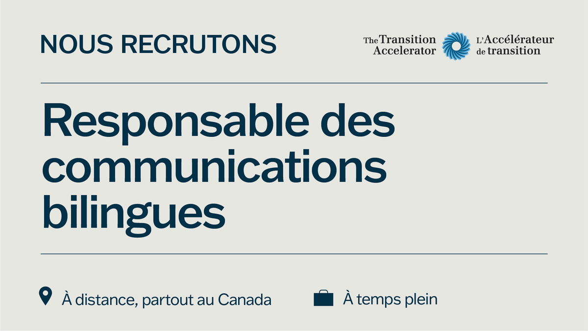 The Transition Accelerator tweet media