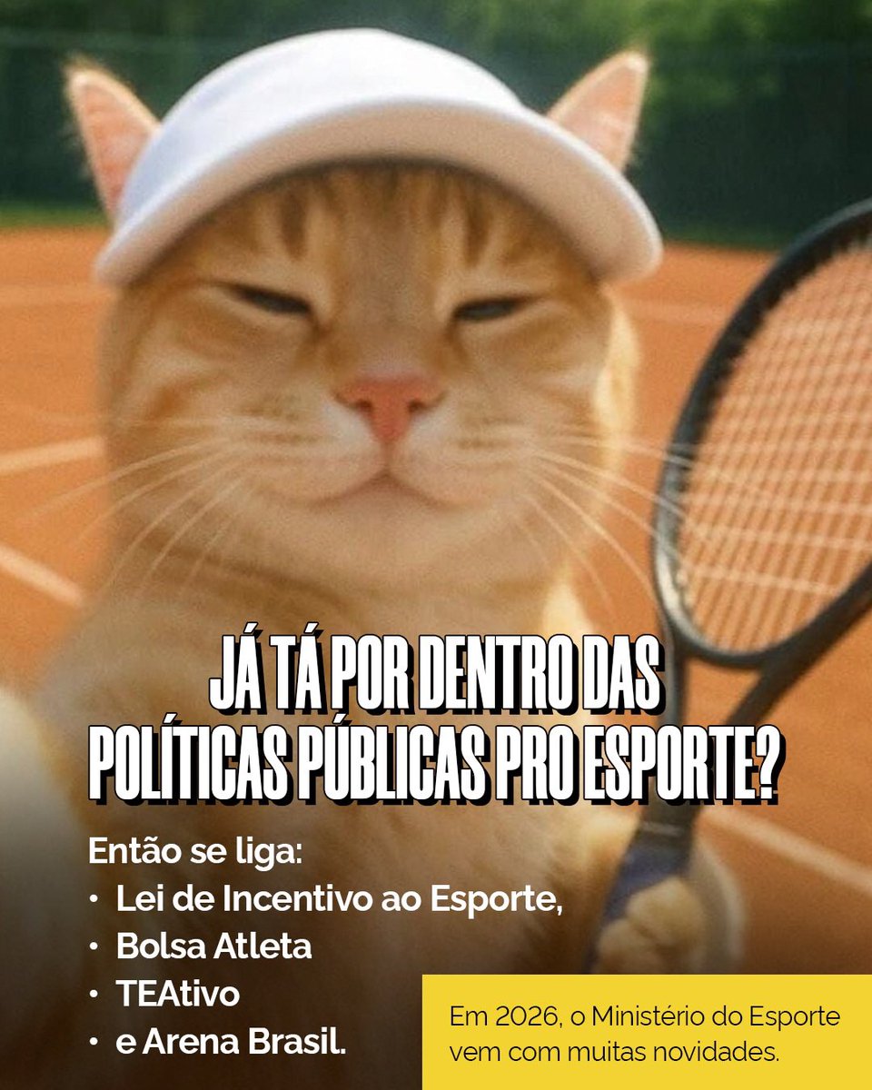 EsporteGovBR's tweet photo. O MESP segue trabalhando pra fortalecer o esporte e ampliar oportunidades em todo o país. 🇧🇷
#Esporte #MESP #MinistérioDoEsporte #BolsaAtleta #ArenaBrasil #TEAtivo https://t.co/hRnBOmmICs