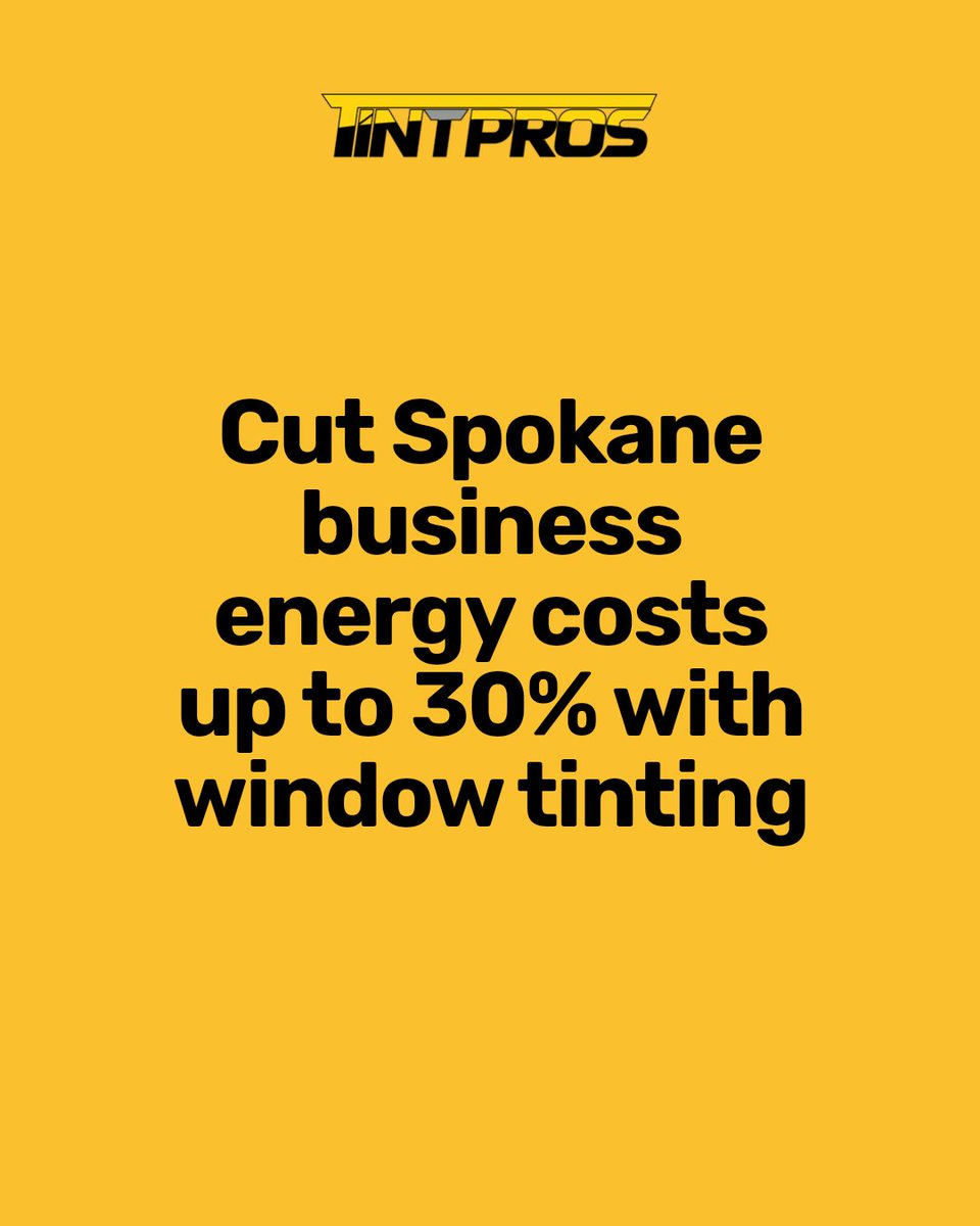 SpokaneTintpros's tweet photo. Tailoring window tinting for Spokane's commercial spaces: cut energy costs up to 30%, reduce glare, boost security with durable films. Solutions designed for Spokane's climate and your business needs. https://t.co/0AXKxZsCI6