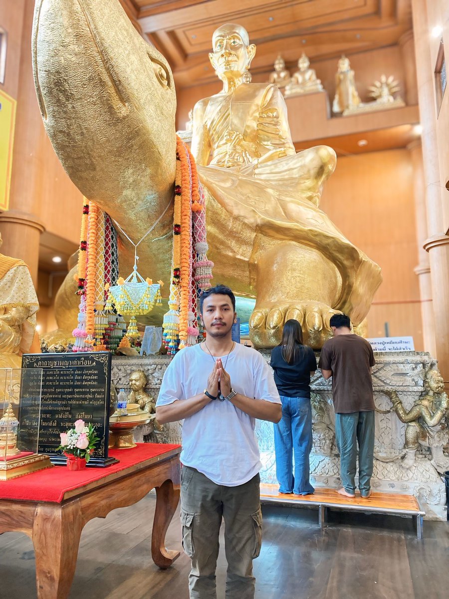 JSWP40's tweet image. ขอให้เป็นปี2026ที่ดีนะครับสาธุ บารมีหลวงปู่หลิว #หลวงปู่หลิว #นครปฐม #กำแพงแสน #สามพราร #อ้อมใหญ่