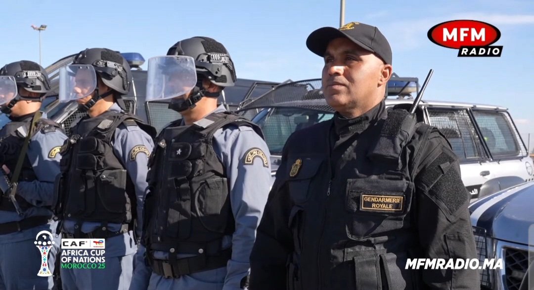 #Morocco #Maroc Alongside other security services, the Royal Moroccan #Gendarmerie 🇲🇦 an important #Security and #Military Corps in our country, is actively engaged through all its specialized units in securing the major events that our country hosts, notably #AFCON2025. 

Anti