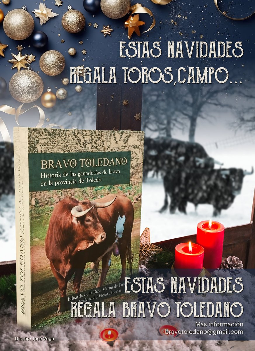 ESTAS NAVIDADES...

¡REGALA CULTURA Y TAUROMAQUIA! 
¡REGALA BRAVO TOLEDANO!

¡NO TE QUEDES SIN EL TUYO!

MÁS INFORMACIÓN:

bravotoledano.com