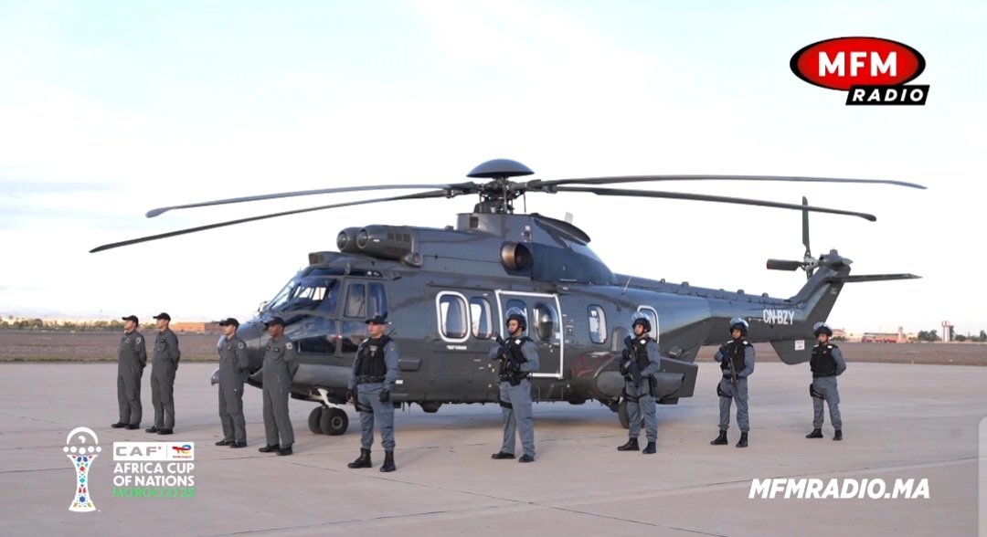 #Morocco #Maroc Alongside other security services, the Royal Moroccan #Gendarmerie 🇲🇦 an important #Security and #Military Corps in our country, is actively engaged through all its specialized units in securing the major events that our country hosts, notably #AFCON2025. 

Aerial