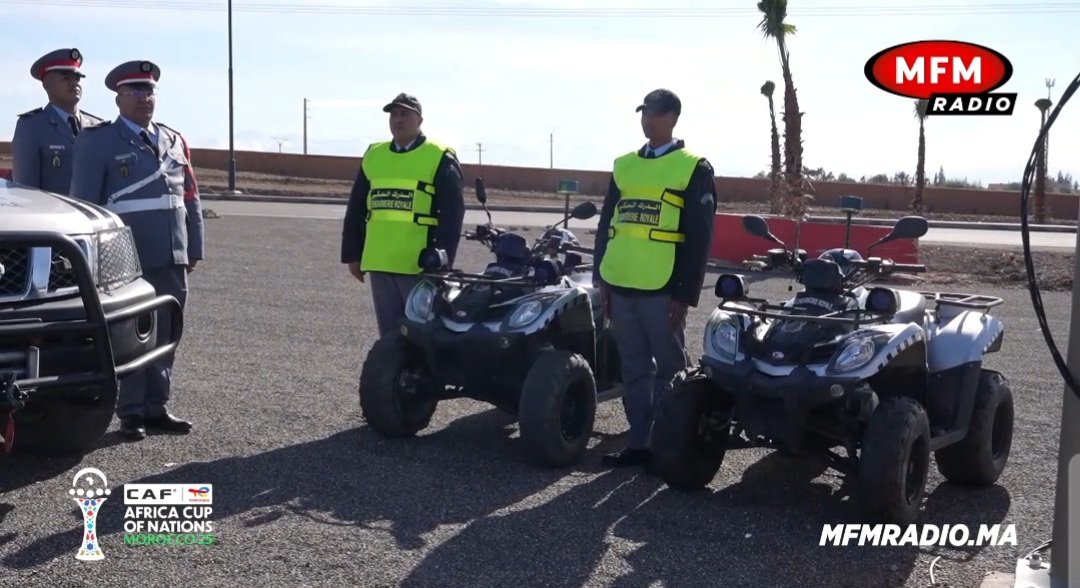 #Morocco #Maroc Alongside other security services, the Royal Moroccan #Gendarmerie 🇲🇦 an important #Security and #Military Corps in our country, is actively engaged through all its specialized units in securing the major events that our country hosts, notably #AFCON2025. 

Dog x