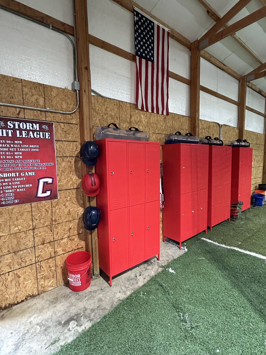 New lockers are installed