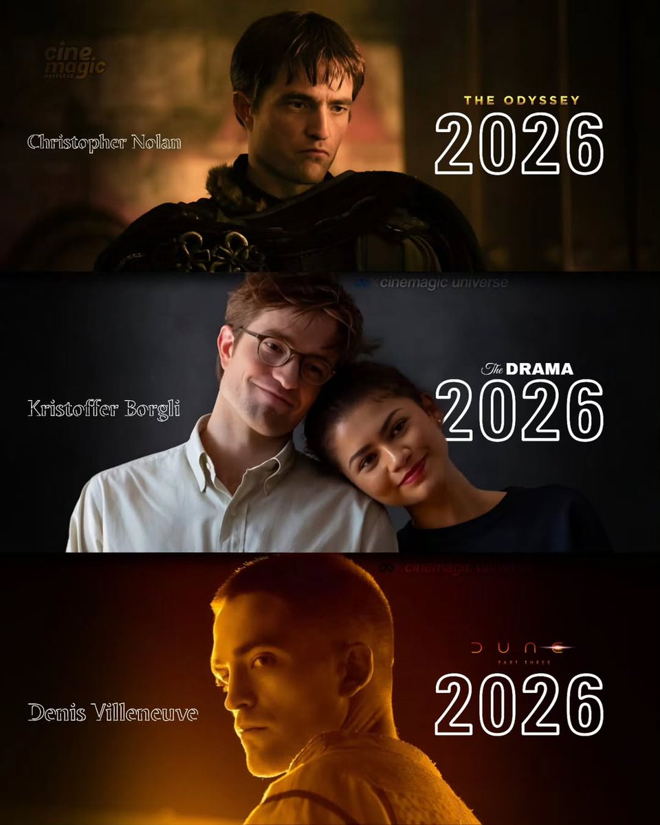 SceneinCinema's tweet image. Robert Pattinson in 2026.
