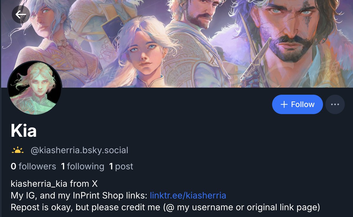 Hi all,
I made a Bluesky account. ( @ kiasherria )
Honestly, I appreciate all the support and the good times I had here on this platform.
I'm going to run both platforms for now to see how I’ll post my art.
Thank you to everyone who follows me!
(I also have Instagram and Thread.)