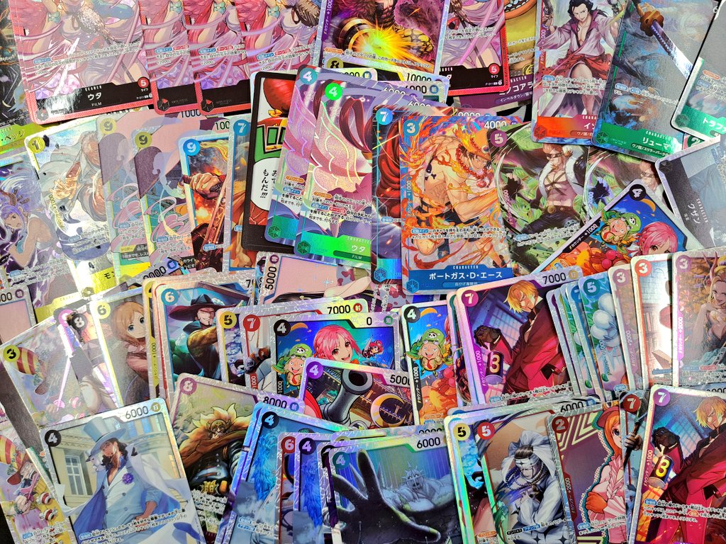 おはようございます☀️ デュエマ、ワンピースカード、ポケモンカード