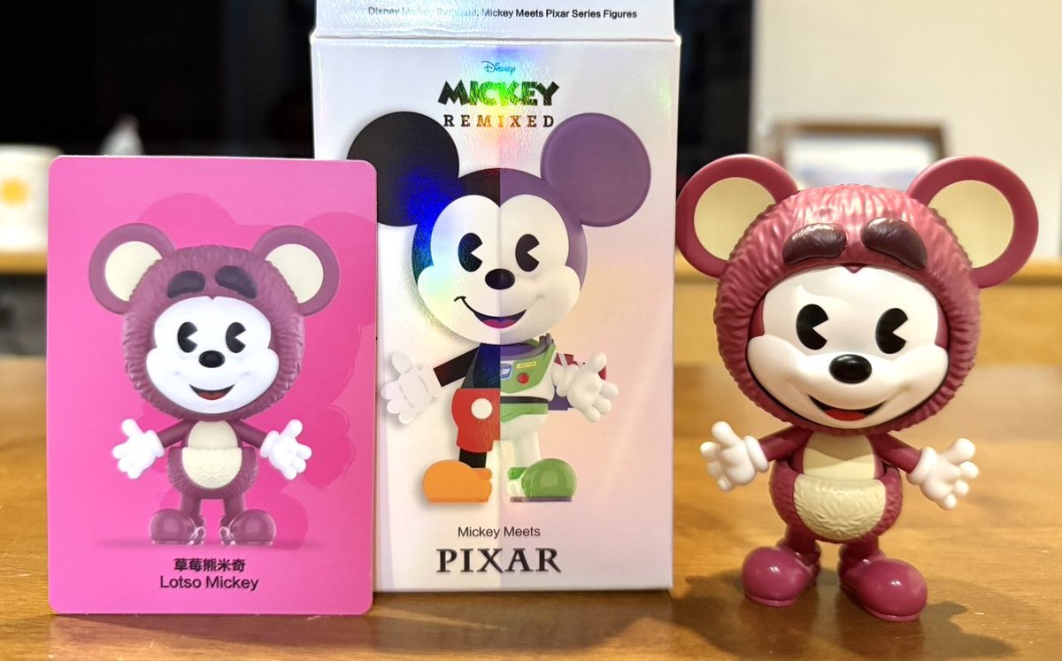 PLAZAでトイストーリーとコラボしたミッキーフィギュアを2つ買いました