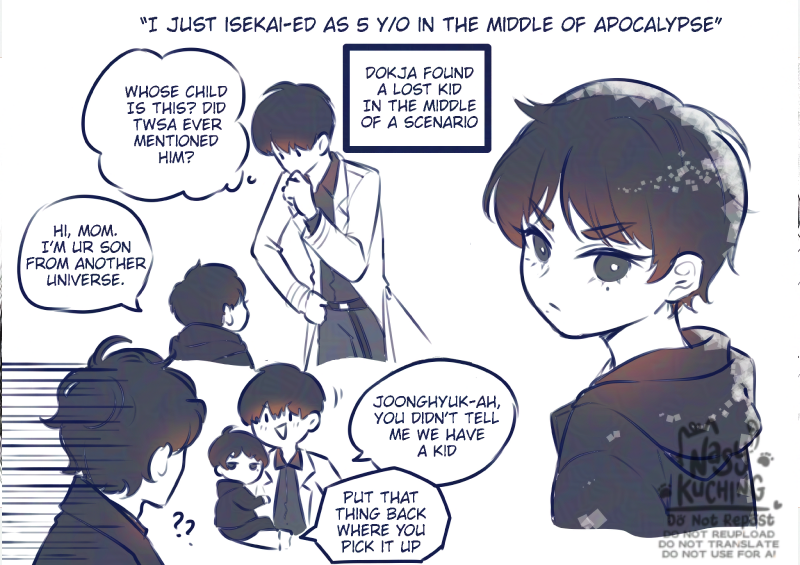 He's pregnant with Dareul (my JD's OC love child)