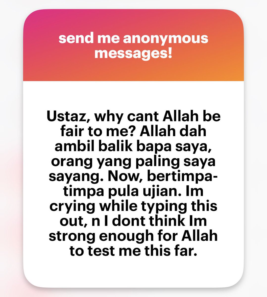 Sometimes you don’t even realize it, but you are stronger than you think. You have gone through this test, step by step, until you reached today. That itself is a blessing. It is a sign that Allah sees you, that Allah loves you, and that He wants to raise your rank by rewarding