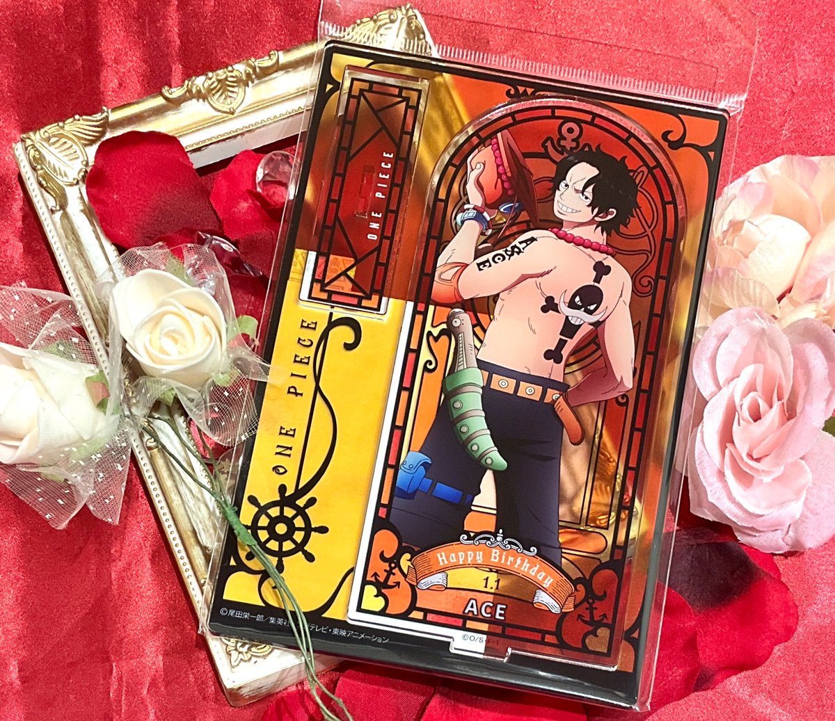 新商品】麦わらストア限定 [1.1 エース] ・HBDステンドグラス風