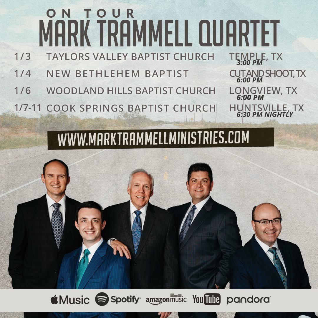 MTQ is back on the road this weekend and heading to the great state of Texas! Come join us in concert and in revival. There’s not a better way to start the year! #music #concert 

Not in Texas? Find out when MTQ is coming near you here ---> bnds.us/siah8w