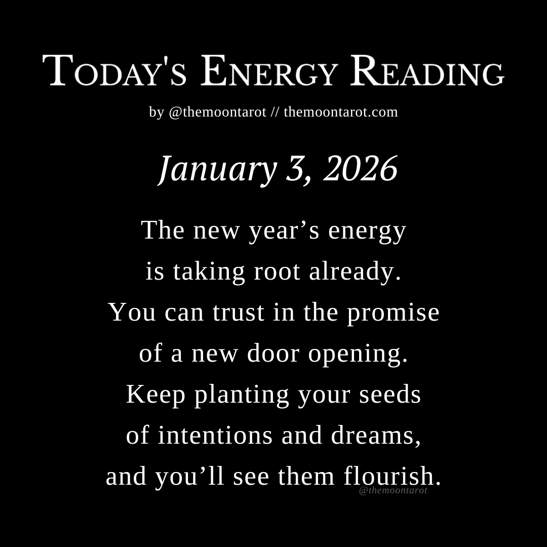 themoontarot_'s tweet photo. Today's Energy Reading: January 3, 2026 https://t.co/kBSQbhoCl3